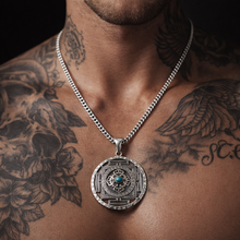 Charger l'image dans la galerie, PENDENTIF L’AXE SACRÉ Turquoise d'Arizona