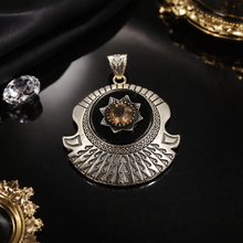 Charger l'image dans la galerie, PENDENTIF L'OEIL SOUVERAIN QUARTZ FUMÉ