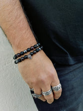 Load image into Gallery viewer, DOUBLE BRACELET BLACK DEVIL
