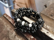 Charger l'image dans la galerie, TRIPLE BRACELET BLACK QUEEN