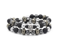 Charger l'image dans la galerie, DOUBLE BRACELET PLATINIUM