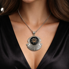 Charger l'image dans la galerie, PENDENTIF L'OEIL SOUVERAIN QUARTZ FUMÉ
