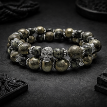 Charger l'image dans la galerie, DOUBLE BRACELET LE BLACK HAWKS
